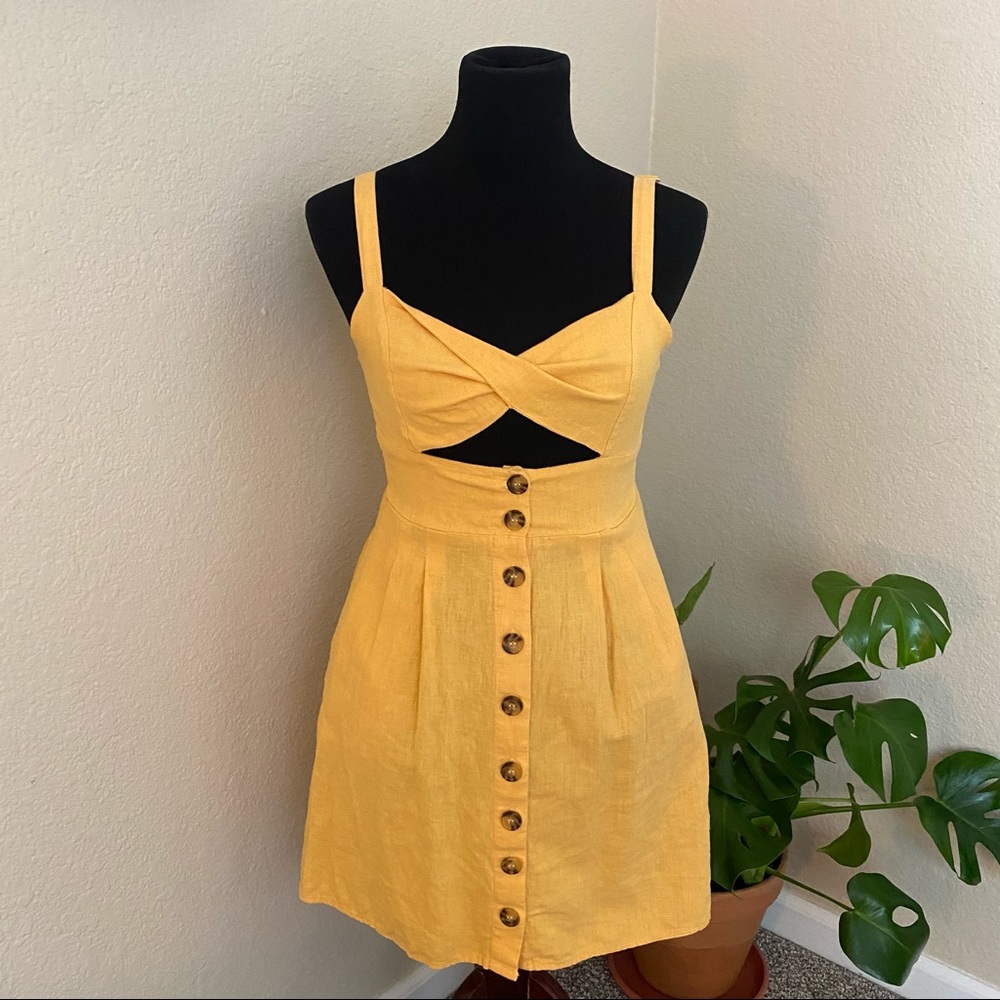 Forever 21 Yellow Dress